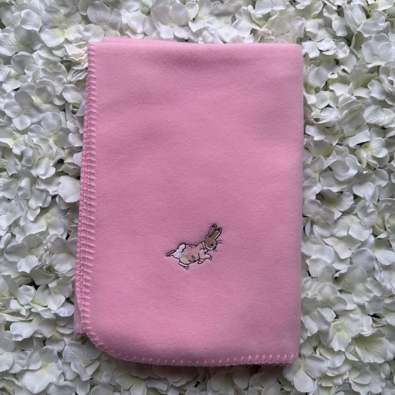 Pink Peter Rabbit Soft Blanket