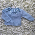 Baby Blue Double Bow Cardigan