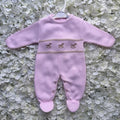 Pink Luxury Soft Rocking Horse Babygrow