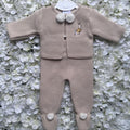 Beige Peter Rabbit 2PC Pom Set