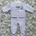 White & Grey Peter Rabbit 2PC Pom Set