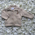 Beige Peter Rabbit Soft Embroidered Cardigan